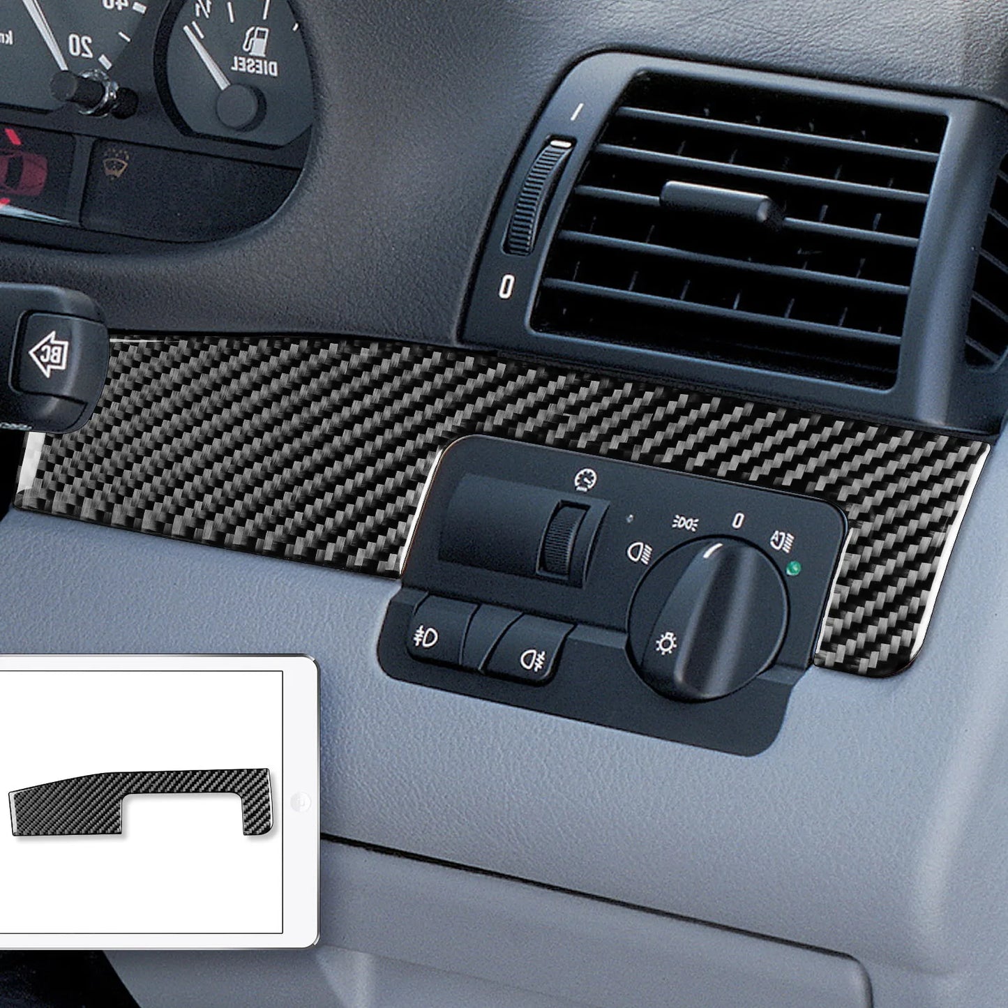 BMW Real Carbon Fiber Dashboard Trim Panel For E46 M3 1998-2006