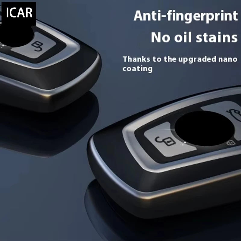 BMW F30 F10 Remote Key Case Cover – Flexible Titanium Grey Tpu