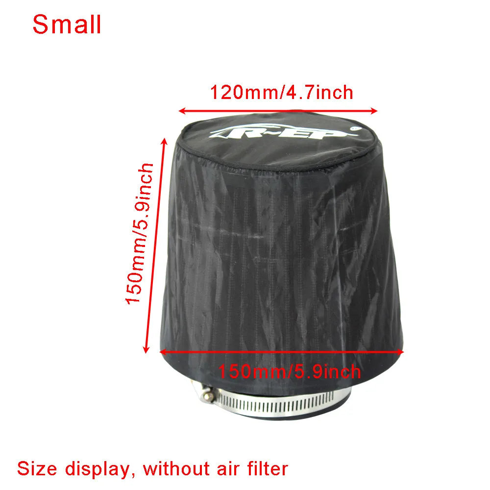 Universal Air Filter Cap Dustproof Waterproof Oilproof For High Flow Intake
