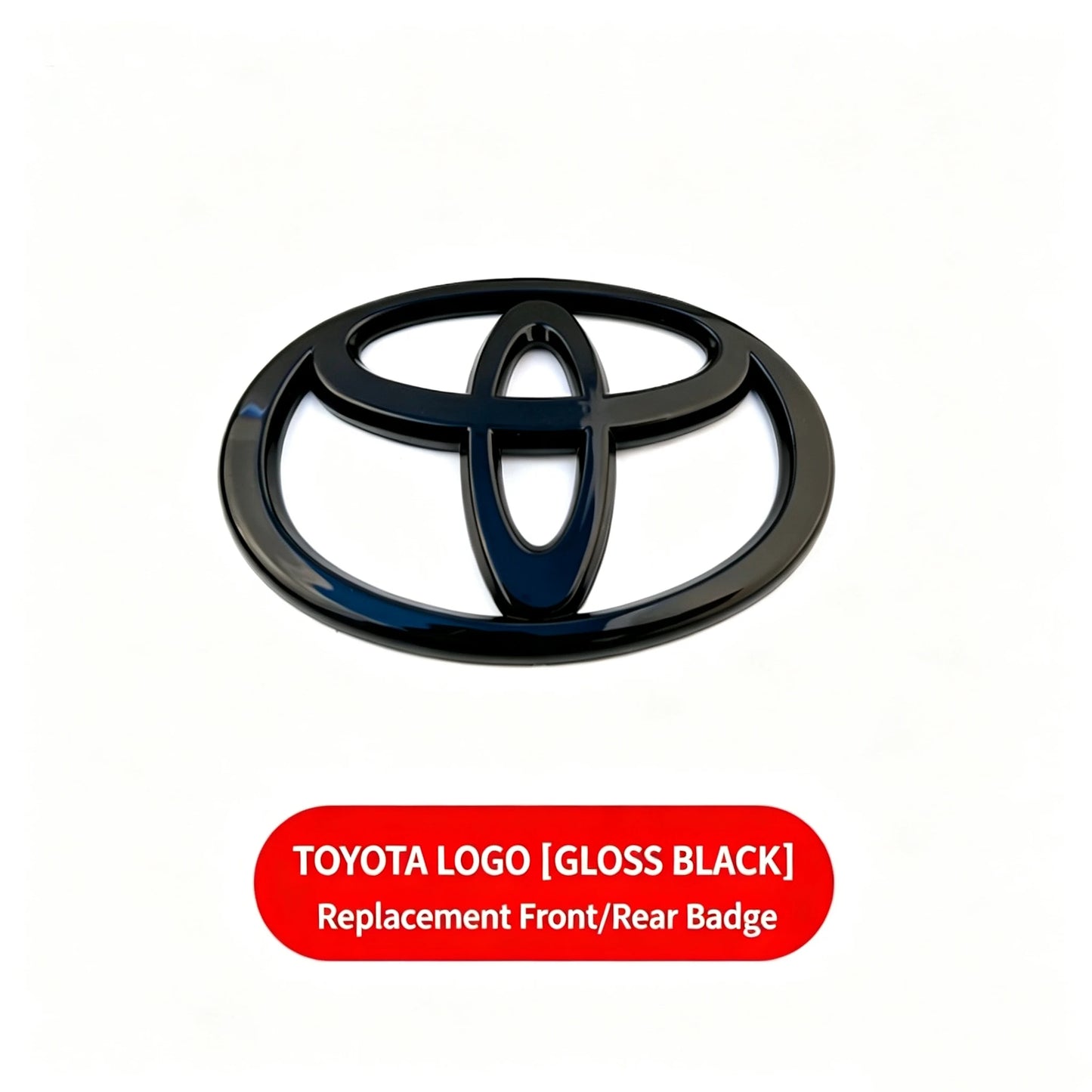 Toyota 3D Logo Front Grill Emblem For Corolla Camry RAV4 Hilux Yaris