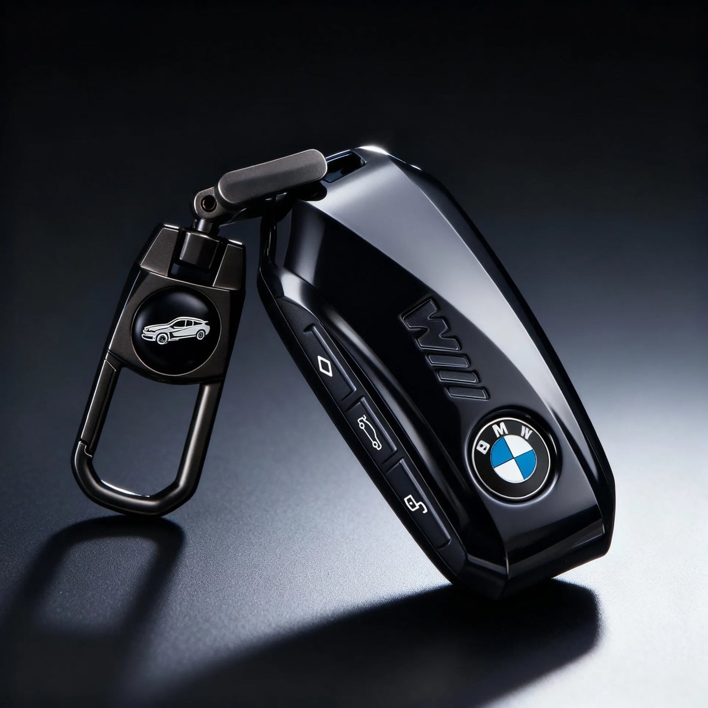 BMW G & I Chassis Key Fob Shell | Zinc Alloy | Space Silver & Darth Vader