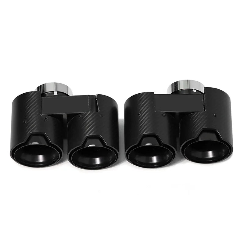 BMW 3 Series G20 G21 Quad Exhaust Tips – Stainless Steel Finish