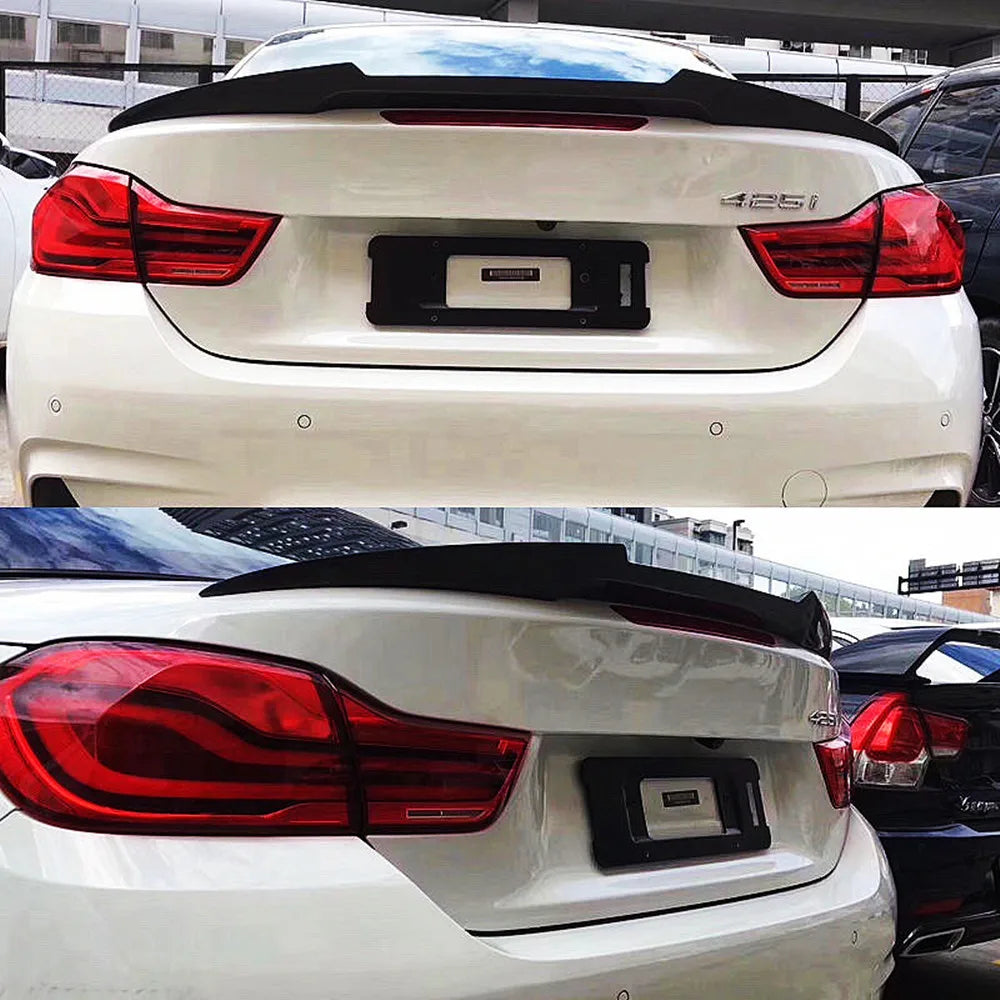 BMW 4 Series F32 F33 F36 Rear Boot Spoiler - Sturdy Plastic Trim