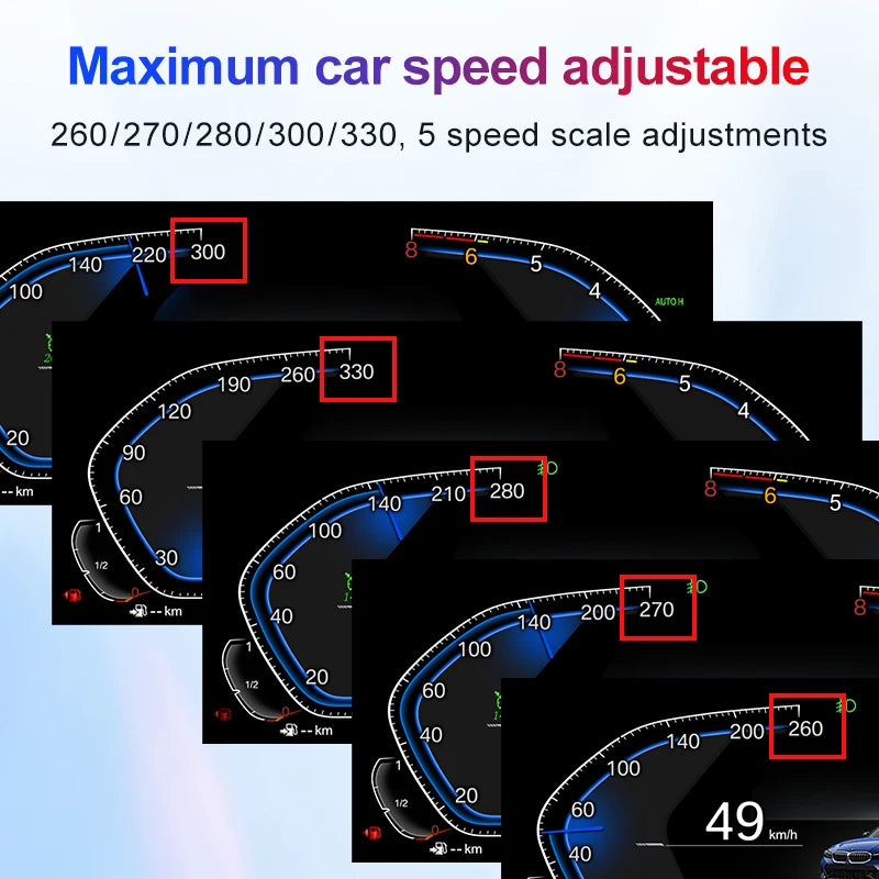 Digital LCD Instrument Cluster – BMW 3 Series M3 E46 | Standard & CarPlay