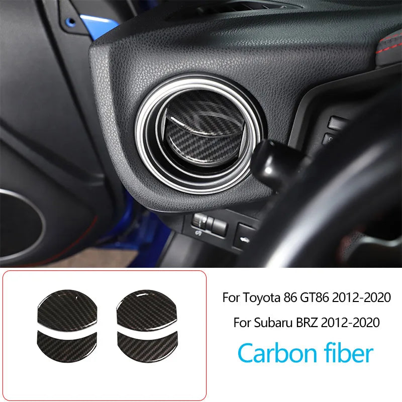Owntycar ABS Carbon Fiber Shift Armrest Panel for Subaru BRZ and Toyota 86