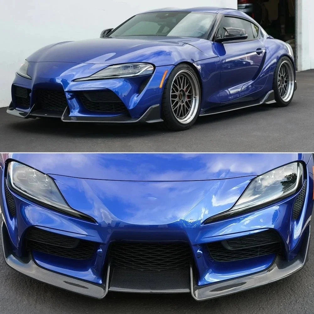 Toyota Supra Front Bumper Lip Diffuser Abs 3Pcs A90 A91 MK5 2020 2026