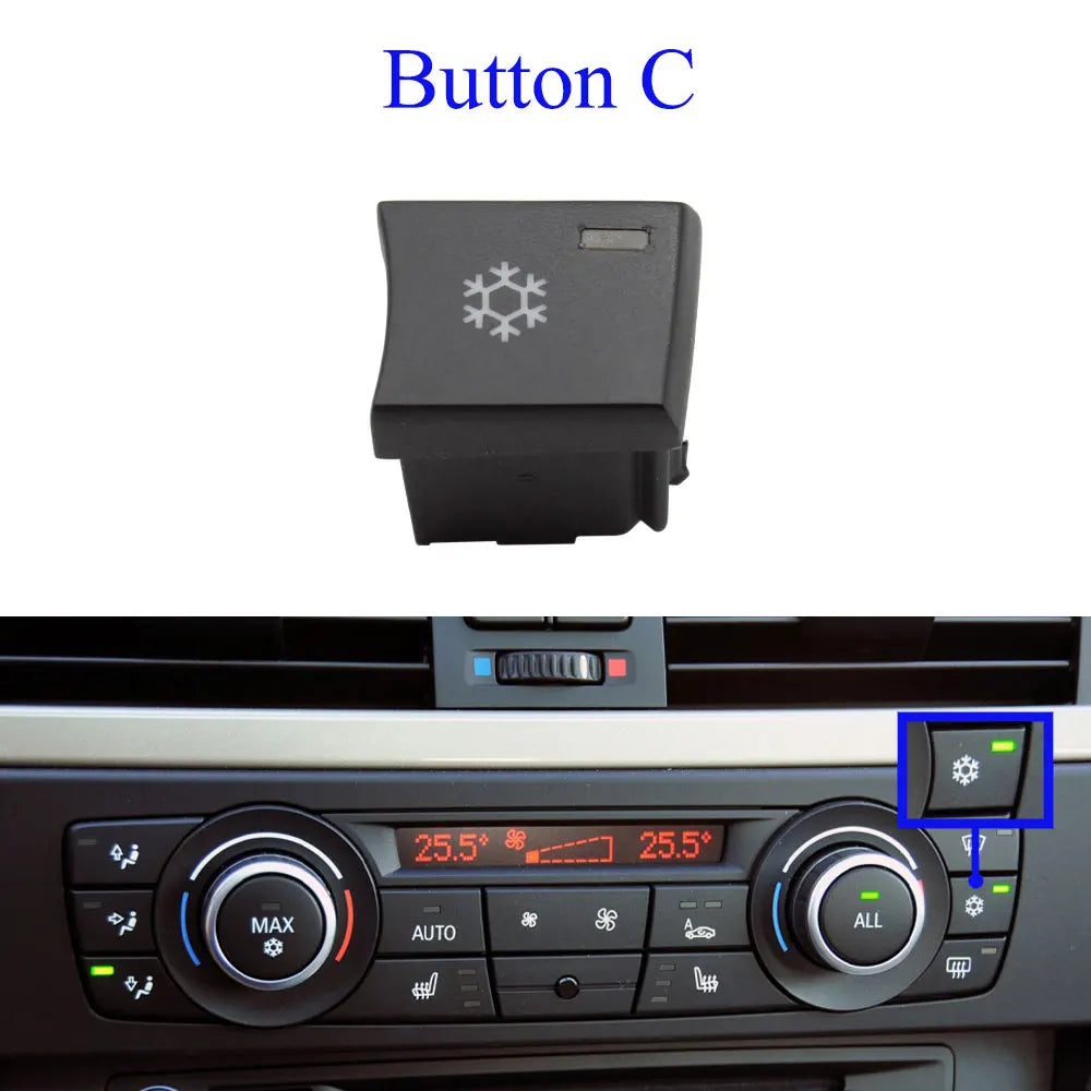 BMW E8x Series AC Vent Volume Rotary Knob Cover - Direct Fit Replacement