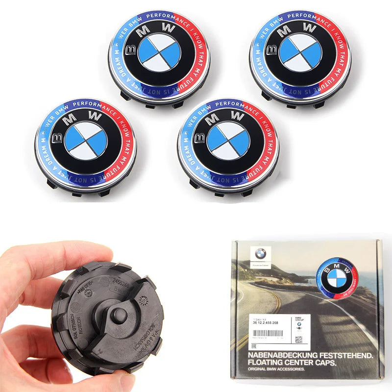 BMW Floating Wheel Centre Caps | 56mm & 68mm | 4-Piece Set | 8 Designs