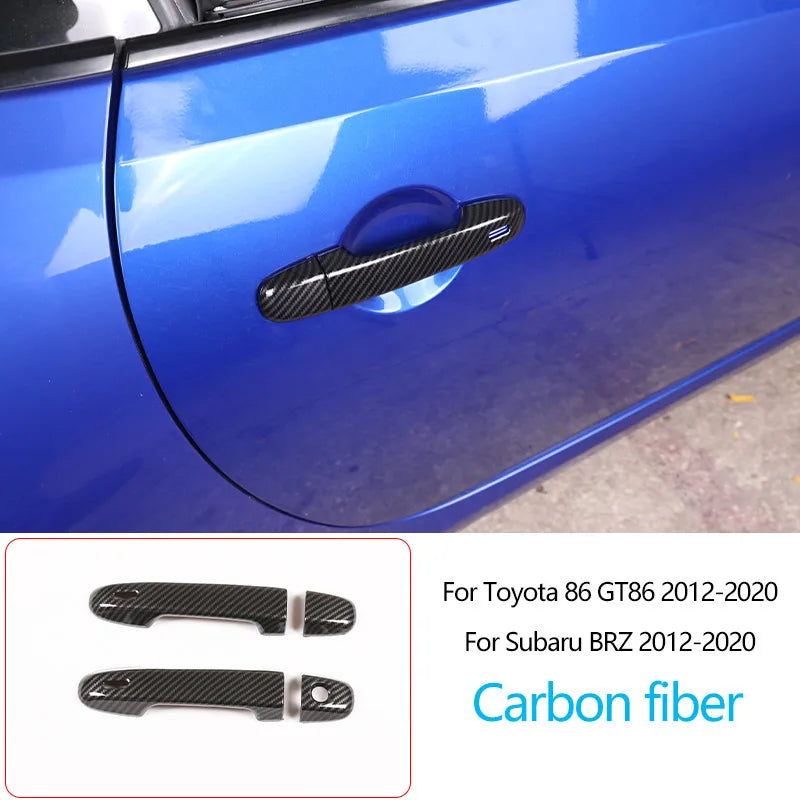 Owntycar ABS Carbon Fiber Shift Armrest Panel for Subaru BRZ and Toyota 86
