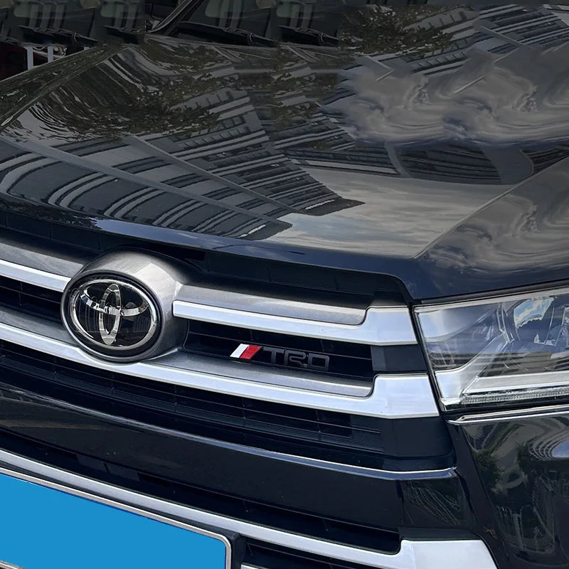 Toyota TRD Emblem Front Grille and 3D Metal Rear Badge for Highlander 2015-2021
