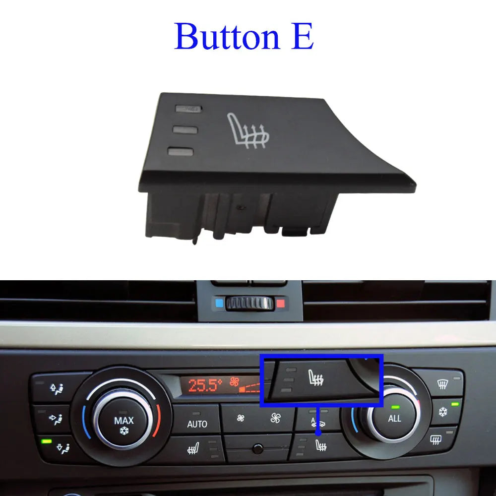 BMW E8x Series AC Vent Volume Rotary Knob Cover - Direct Fit Replacement