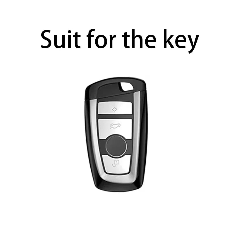 BMW F30 F10 Remote Key Case Cover – Flexible Titanium Grey Tpu