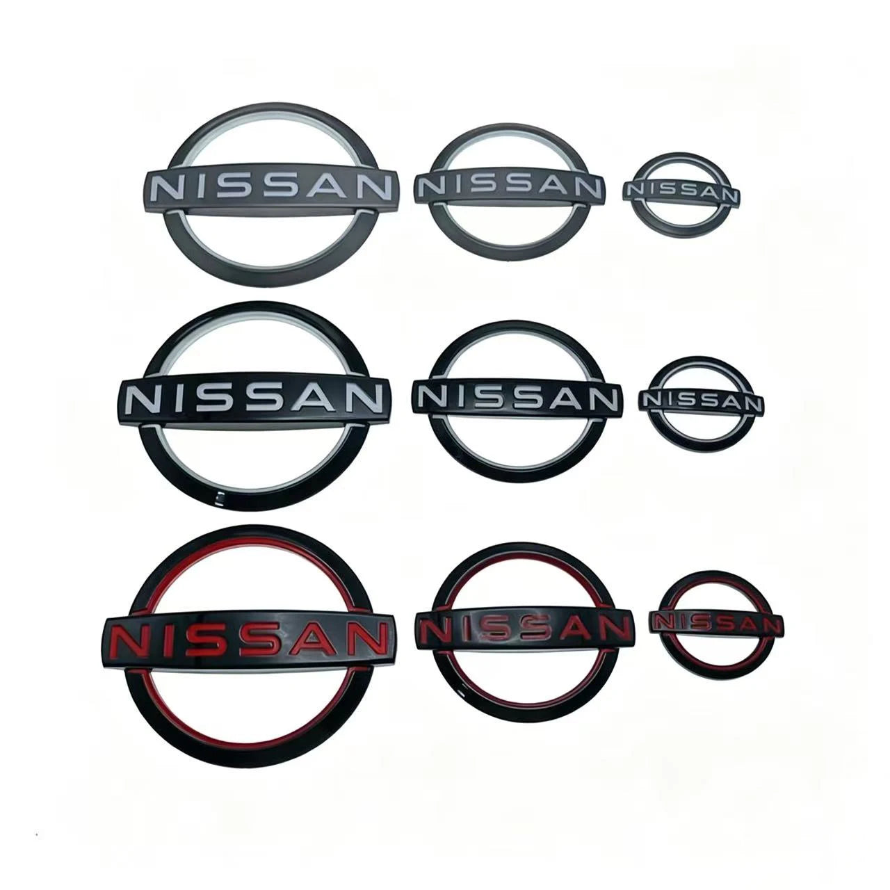 Nissan Front & Rear Logo Emblem Badge Sticker | Multiple Sizes & Colours