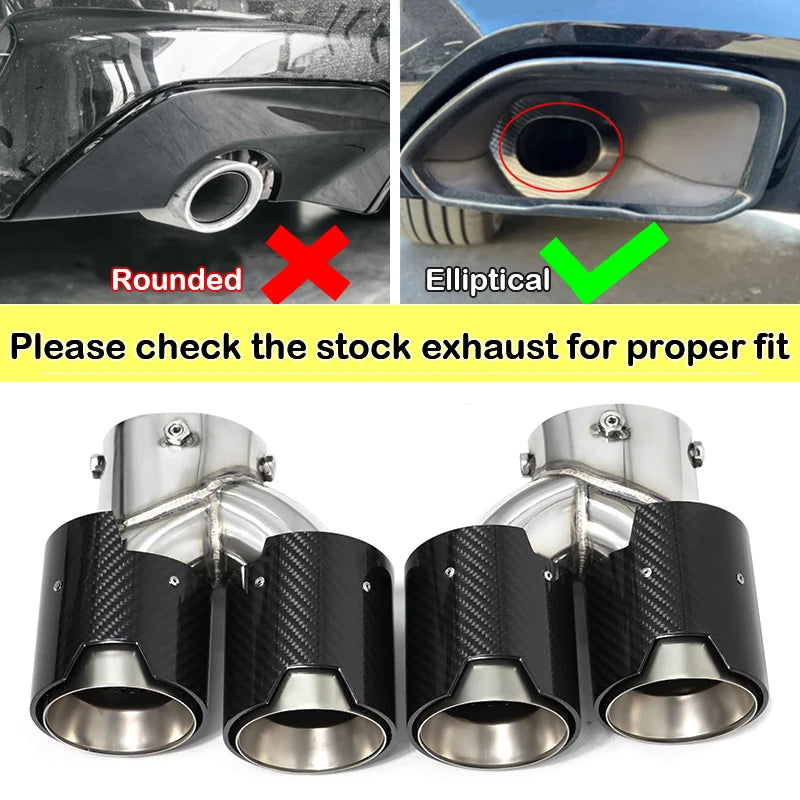 Bmw G20 G21 G22 G42 Quad Carbon Fibre Exhaust Tips – Direct Replacement