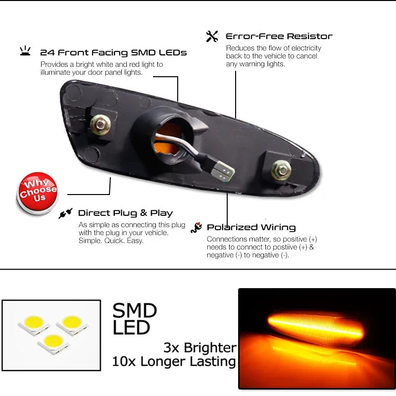 Toyota Supra JZA80 MK4 ZZT230/231 Fender Side Marker Lights