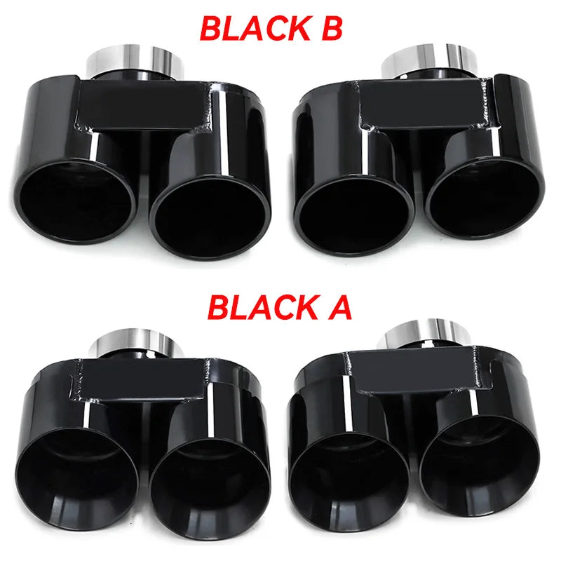 BMW 3 Series G20 G21 Quad Exhaust Tips – Stainless Steel Finish