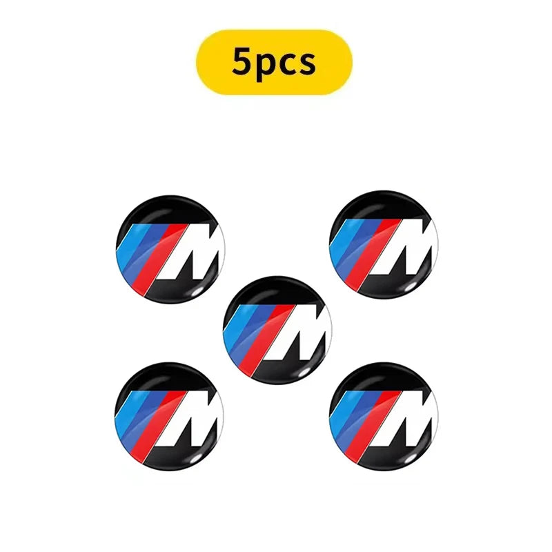 BMW Key Fob Emblem Sticker | 11mm & 14mm | M, Blue White, Kith & Anniversary | 2–20 Pack