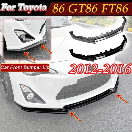 Toyota Front Lip Splitter Spoiler Diffuser for GT86 FT86 2012-2016