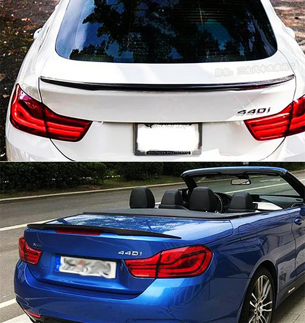 BMW 4 Series F32 F33 F36 Rear Boot Spoiler - Sturdy Plastic Trim