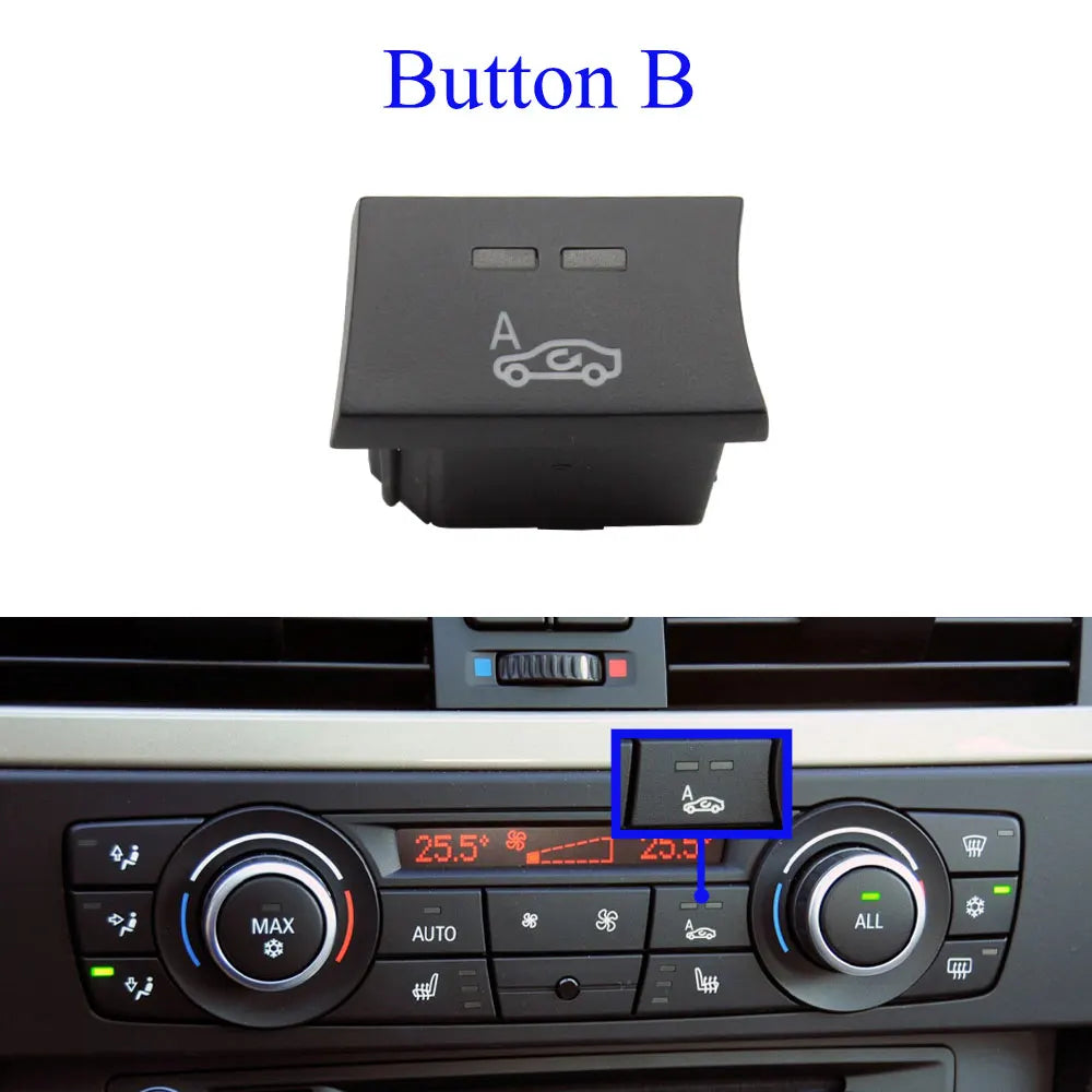 BMW E8x Series AC Vent Volume Rotary Knob Cover - Direct Fit Replacement