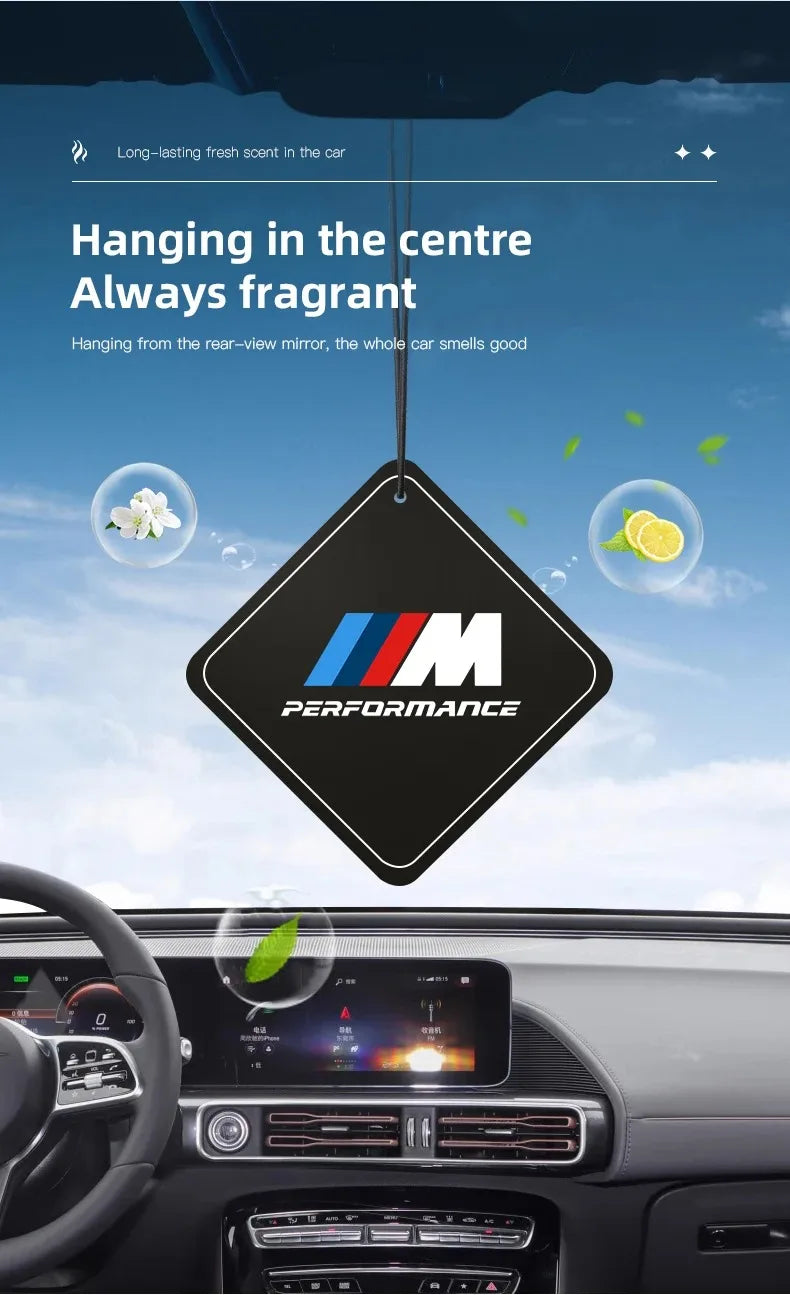 Automotive Cologne Scent Air Freshener Pendant – Durable Plastic Design