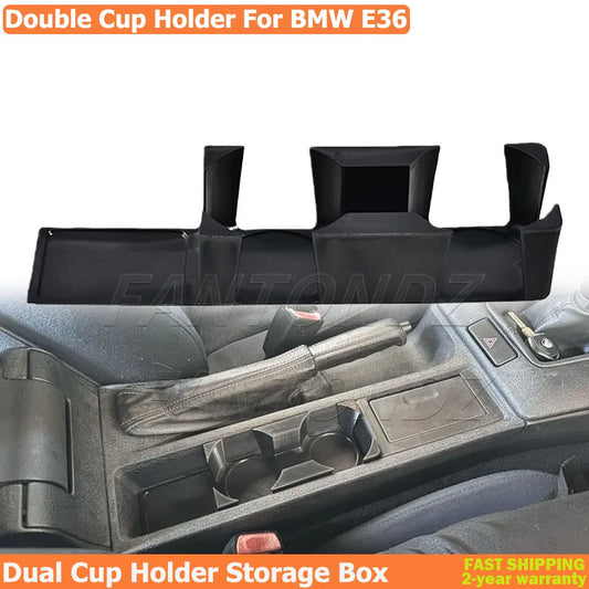 BMW Centre Console Dual Cup Storage Box for E36