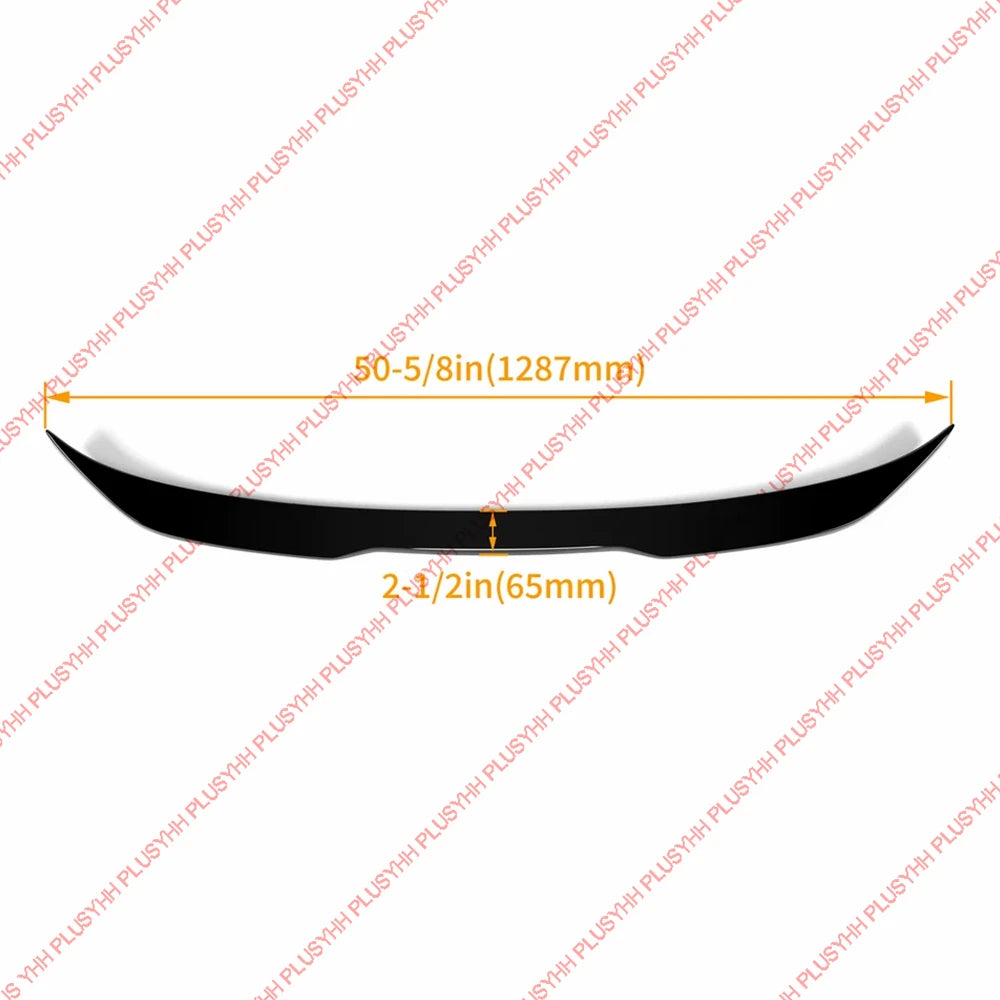 Bmw G30 And M5 Rear Trunk Spoiler – Glossy Black Abs Construction