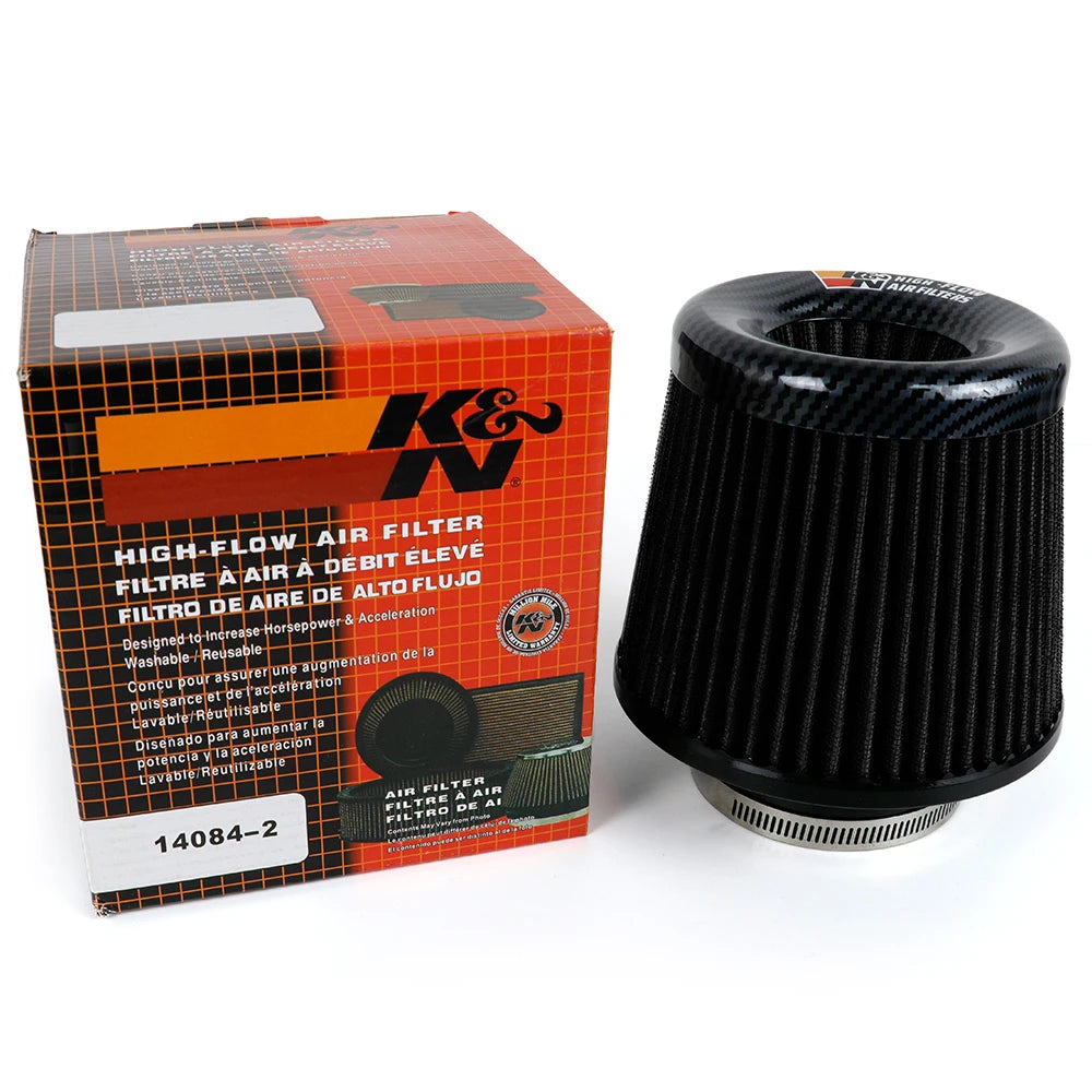 KN Style Air Filter 3 Inch 76mm Mushroom Head High Flow