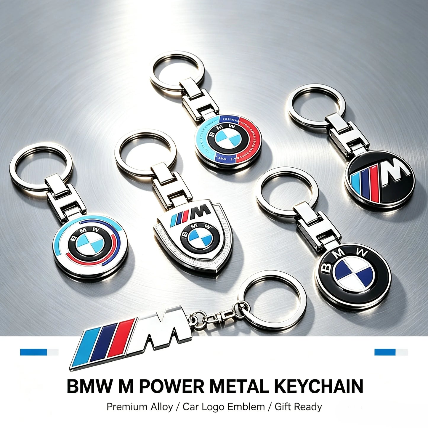 Bmw Series G30 G32 Car Key Ring – Premium Alloy Emblem