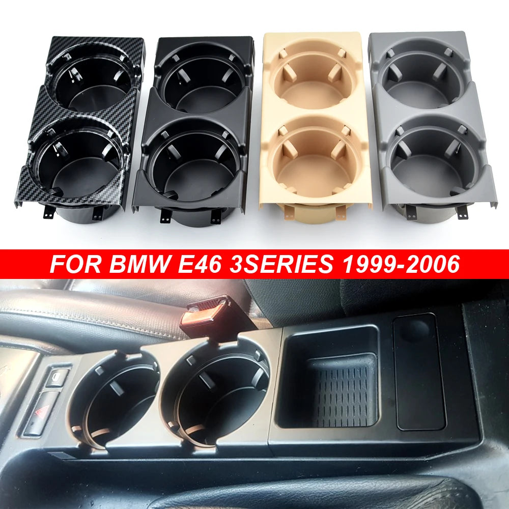 BMW Front Centre Console Storage Box With Cup For E46 1998-2006