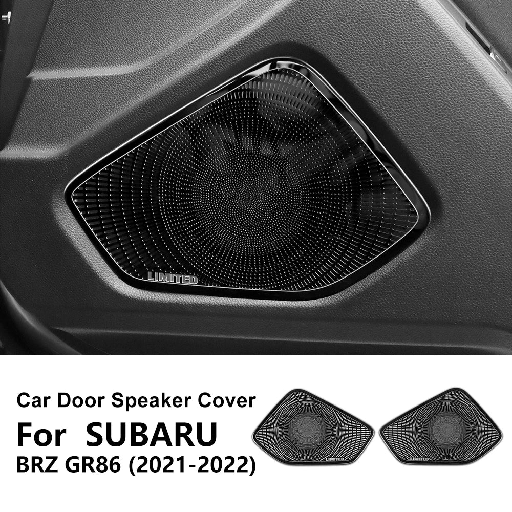 Subaru BRZ Door Speaker Trim ZN8 ZD8 Stainless Steel