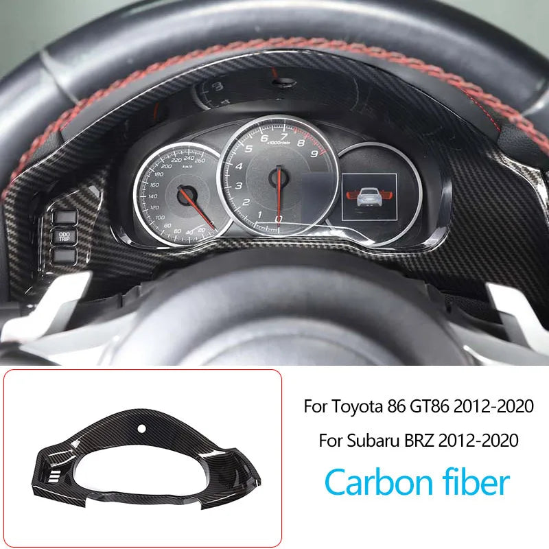 Owntycar ABS Carbon Fiber Shift Armrest Panel for Subaru BRZ and Toyota 86