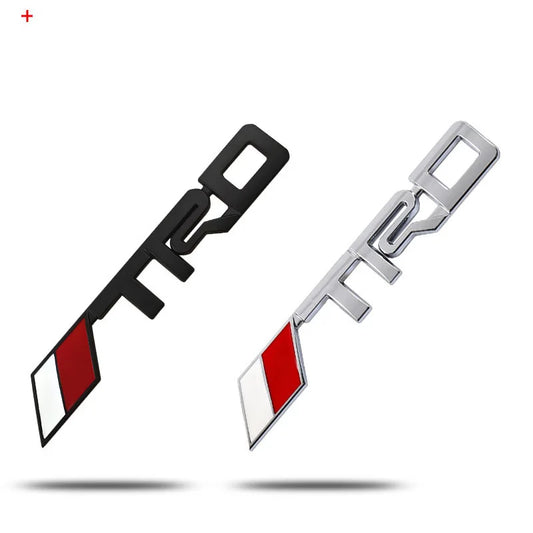 Toyota TRD Emblem Front Grille and 3D Metal Rear Badge for Highlander 2015-2021