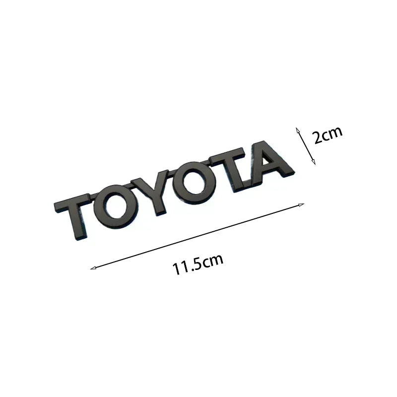 Toyota 3D Rear Boot Emblem For Multiple Models