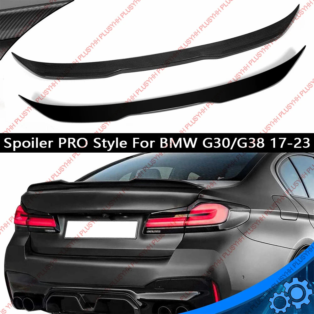 Bmw G30 And M5 Rear Trunk Spoiler – Glossy Black Abs Construction