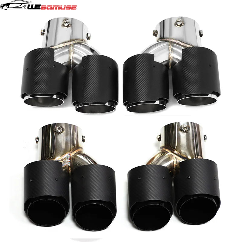 Bmw G20 G21 G22 G42 Quad Carbon Fibre Exhaust Tips – Direct Replacement
