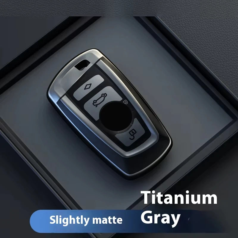 BMW F30 F10 Remote Key Case Cover – Flexible Titanium Grey Tpu