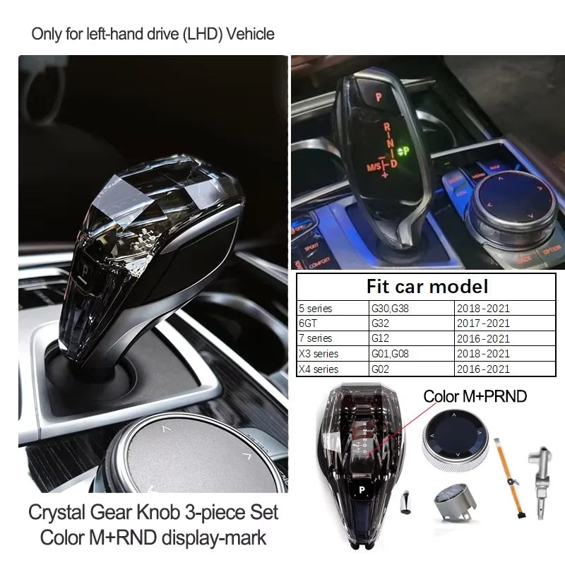 Luxury Crystal Gear Shift Knob – Premium Abs Construction