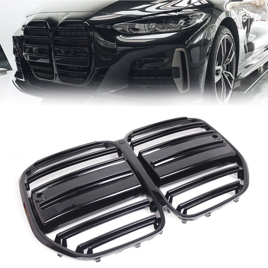 Gloss Black Front Bumper Centre Grille – BMW 4 Series G22 G23 2-Door 2021–2023