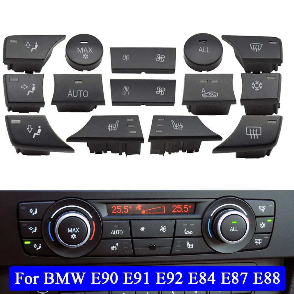 BMW E8x Series AC Vent Volume Rotary Knob Cover - Direct Fit Replacement