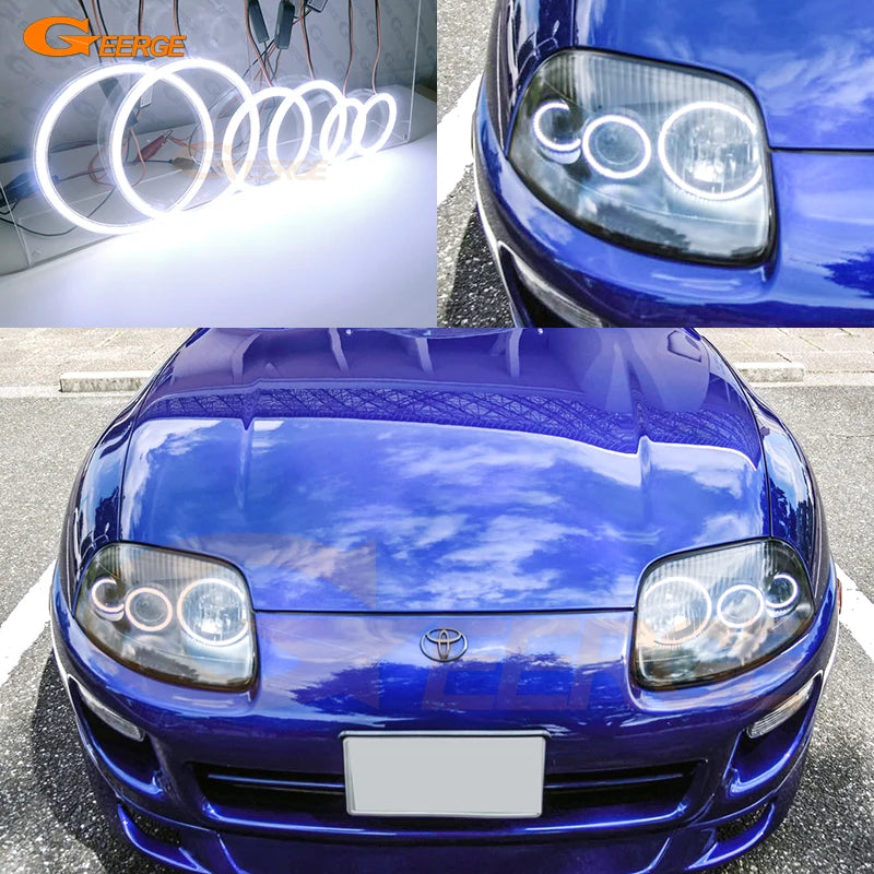 Toyota Supra LED Angel Eyes Daylight Kit for JZA80 MKIV