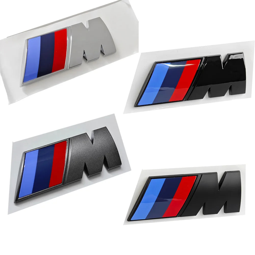 BMW M Logo Fender & Trunk Badge Emblem | Single or Pair | Multiple Sizes & Colours