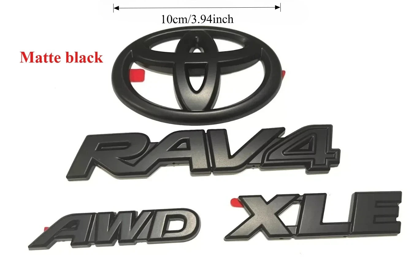 Toyota RAV4 Emblem Overlay GA-K 2019-2024 XLE AWD Hybrid