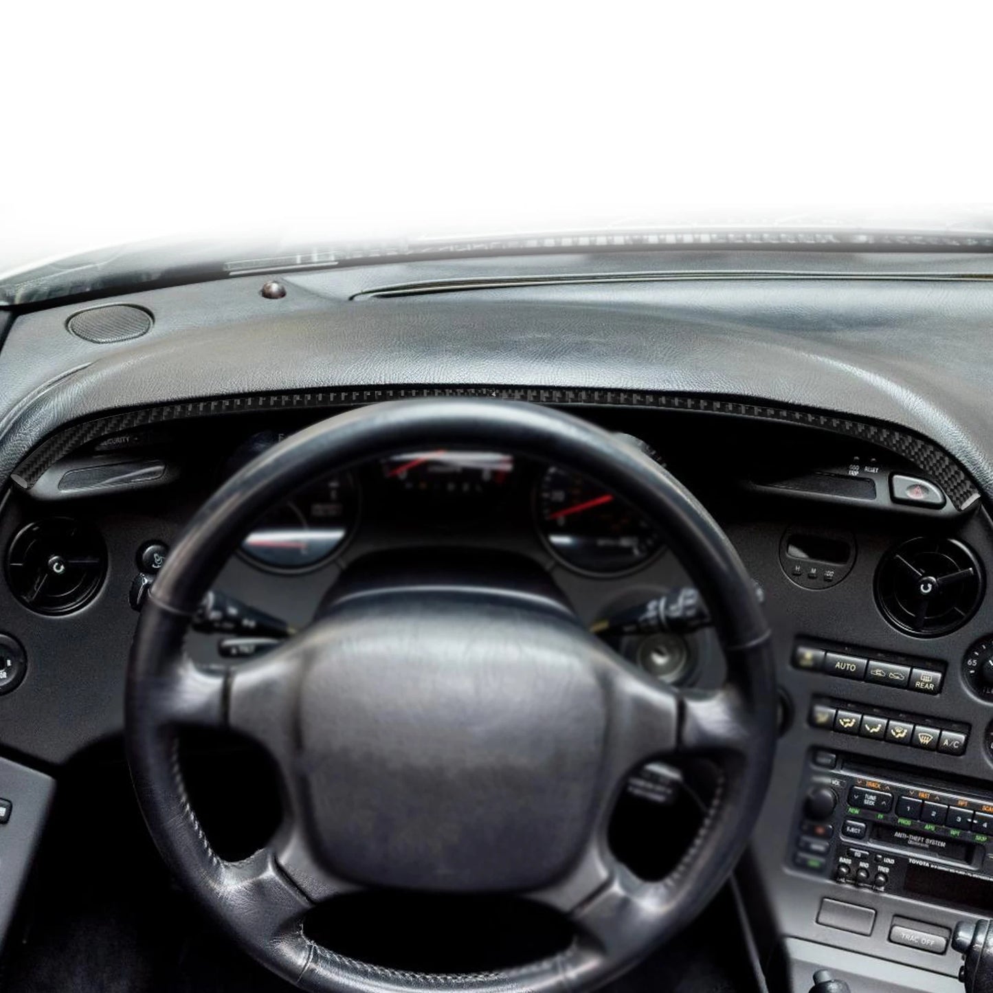 Toyota Supra MK4 JZA80 Turbo Speedometer Panel Carbon Fiber Sticker 1993-1999