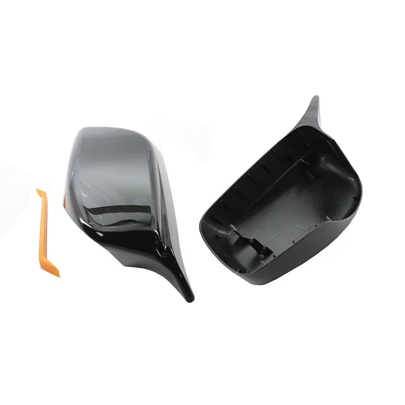 Wing Mirror Cover Caps – BMW E60 E61 E63 E64 5 Series 2003–2008 | Black & Carbon Look