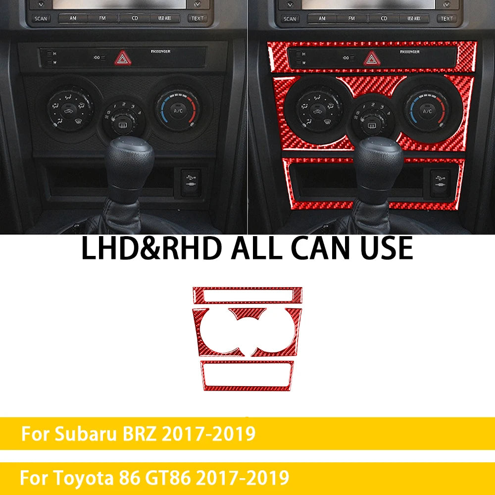DDJCARBON Interior Carbon Fiber Panel Frame For BRZ ZC6 And 86 ZN6 2017-2019