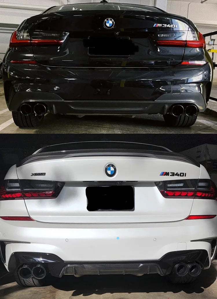 Bmw G20 G21 G22 G42 Quad Carbon Fibre Exhaust Tips – Direct Replacement