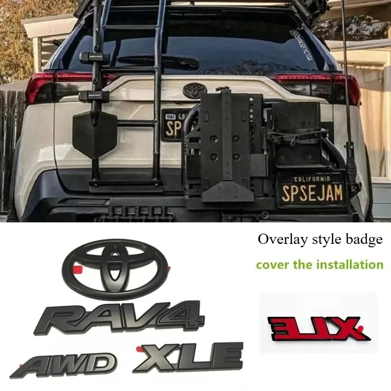 Toyota RAV4 Emblem Overlay GA-K 2019-2024 XLE AWD Hybrid