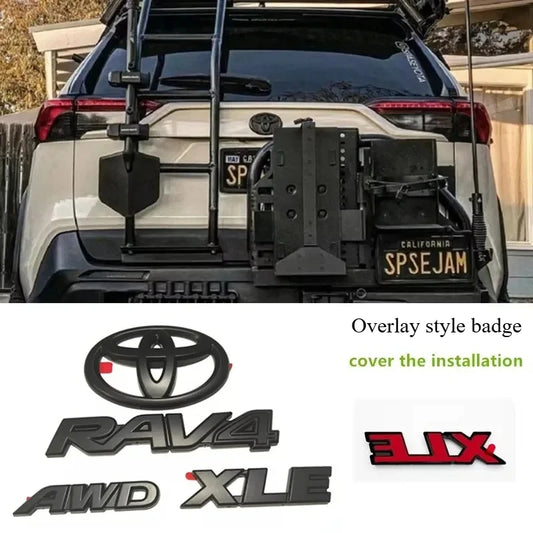 Toyota RAV4 Emblem Overlay GA-K 2019-2024 XLE AWD Hybrid
