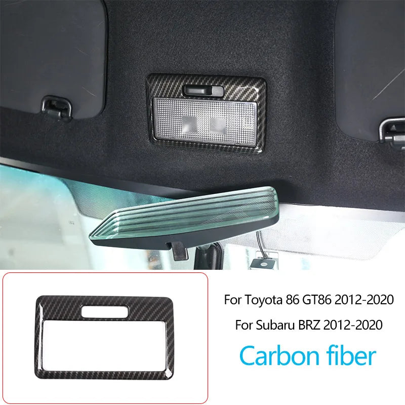 Owntycar ABS Carbon Fiber Shift Armrest Panel for Subaru BRZ and Toyota 86